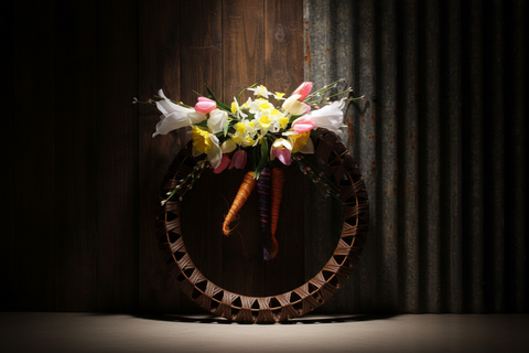 Spring Easter Wreath – Red Brick Wreaths