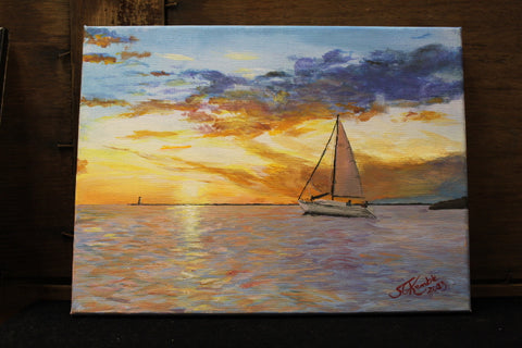 "Sailing through the Morning" Paintings by Susanna