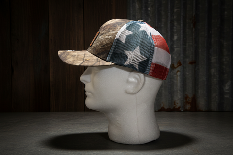 Star-Spangled Blue Mesh Back Featuring “Whiskey Tango Foxtrot”