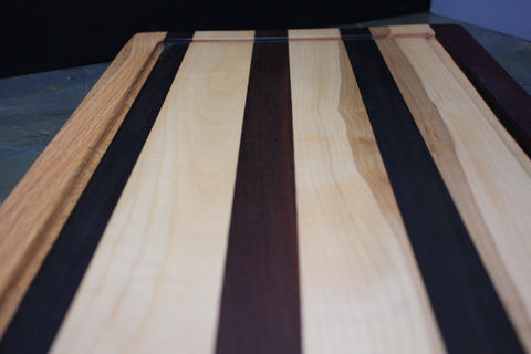 Mike Powers Multitone Wood Cutting Board 20x12