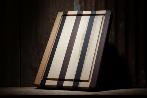 Mike Powers Multitone Wood Cutting Board 20x12