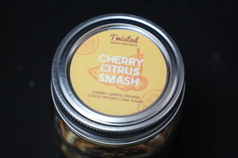 Twisted Craft Cocktails Cherry Citrus Smash Infusion Jar