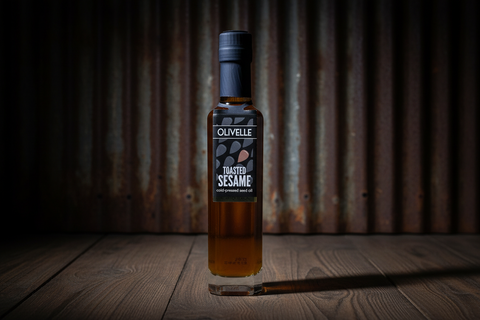 Toasted Sesame Cold Pressed Seed Oil by Olivelle