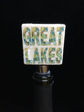 Load image into Gallery viewer, Great Lakes Wine Stopper by Ravaged Barn
