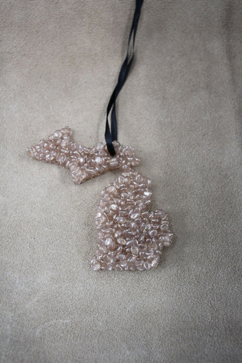 Car Freshie MI UP & Mitten Leather scent