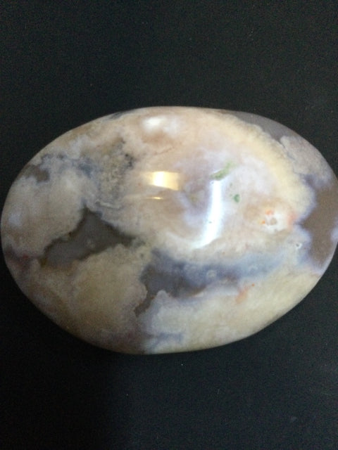 Flower Agate Palmstone by Pirate Booty and Crystal Treasures