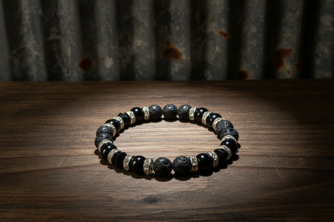 Black Lava Stone Diffuser Bracelet