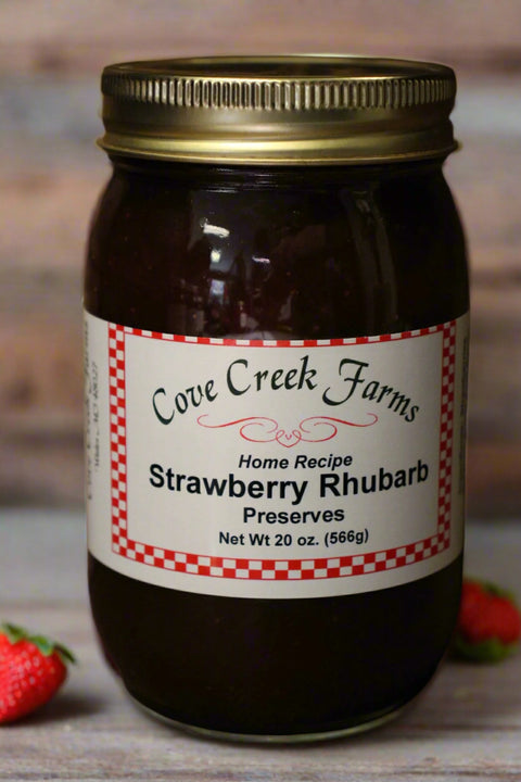 Strawberry Rhubarb Preserves by Cove Creek Farms