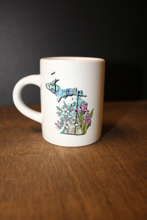 Espresso Cup Michigan Floral by June Bugs