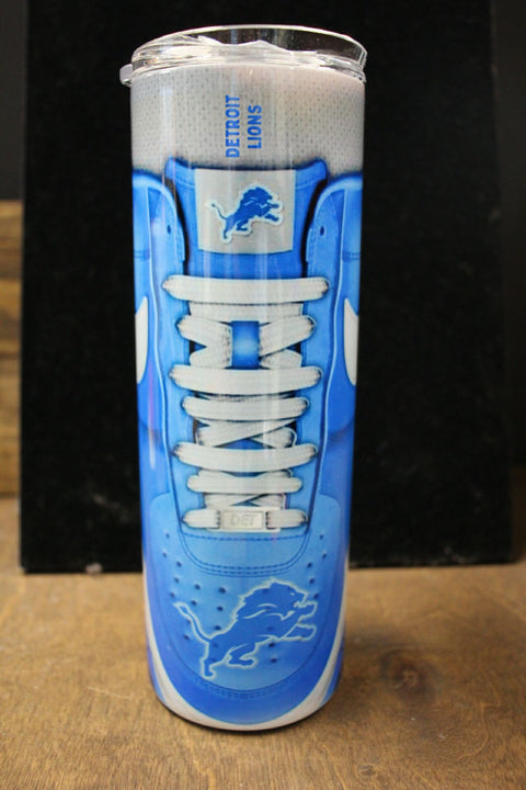 Detroit Lions Cleat 20 Oz Stainless Steel Tumbler