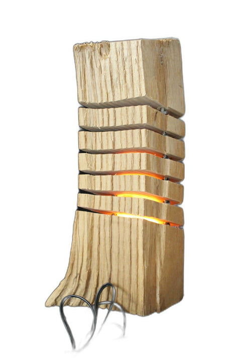 Unfinished Rustic Log Lamp Creations Decorative Pieces