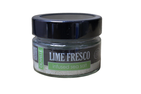 Lime Fresco Infused Sea Salt by Olivelle