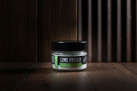 Lime Fresco Infused Sea Salt by Olivelle