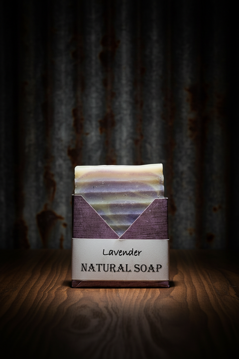 Natural Handmade Lavender Soap by Joellen Clark