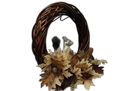 Charming Yet "Nutty" Fall Wreath