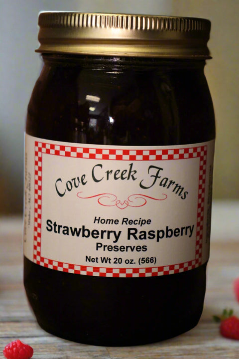 Strawberry Raspberry Preserves by Cove Creek Farms