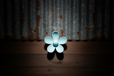 Large SAGE GREEN Flower Hair Clip by Almosta Bee Farm
