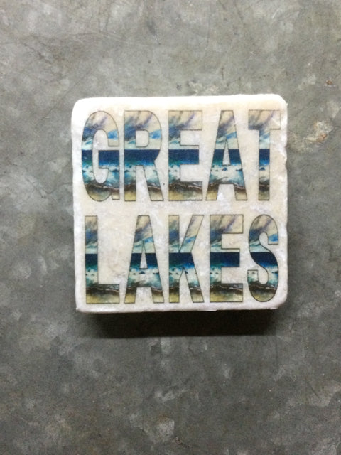 Great Lakes Magnet Tile by Ravaged Barn