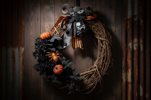 Hauntingly Fun Halloween Wreath