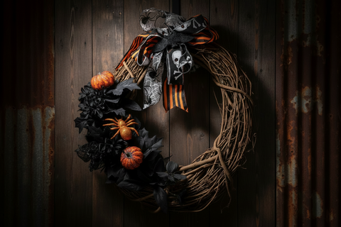 Hauntingly Fun Halloween Wreath
