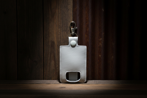 Silver Inhaler Holder by Stitching Critters