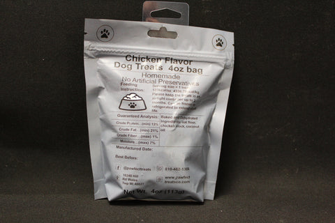 3 oz  Pawsitively Delicous Chicken Pet Treats