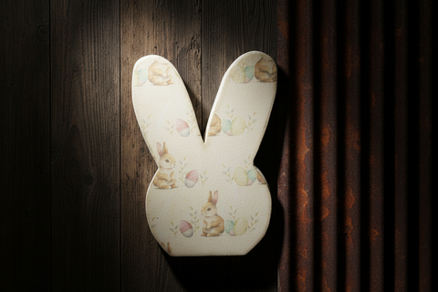 Wooden Bunny with Pastel Easter Pattern – Freestanding Décor
by Fine Crafts by E