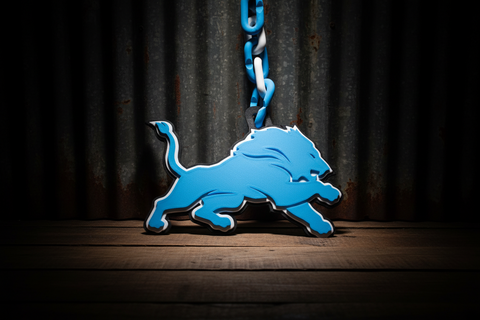 Honolulu Blue Detroit Lions Fan Chain