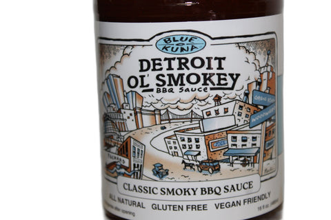 Detroit Ol' Smokey BBQ Sauce by Blue Kuna