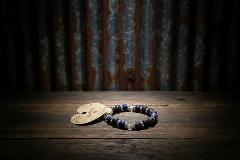 Blue Gemstone Essential Oil Diffuser Bracelet