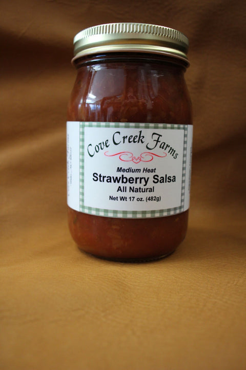 Strawberry Salsa Medium Heat by Cove Creek Farms