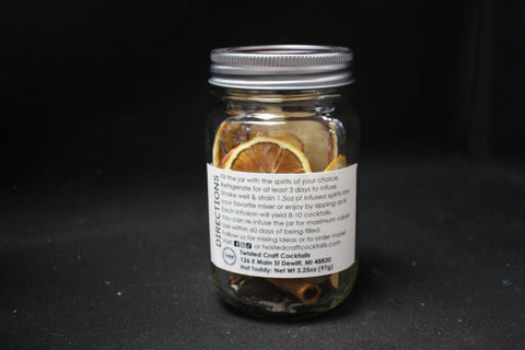 Twisted Craft Cocktails Hot Toddy Infusion Jar