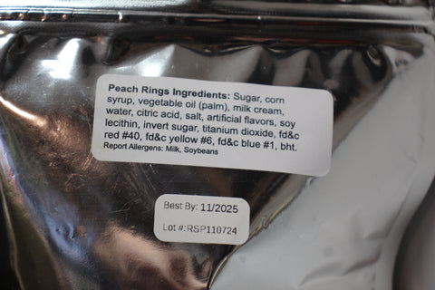 Rings of Saturn – Freeze-Dried Peach Rings