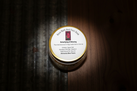Rose Bath And Foot Soak – by Almosta Bee Farm