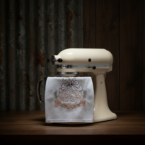 Thankful Grateful Blessed Tea Towel
