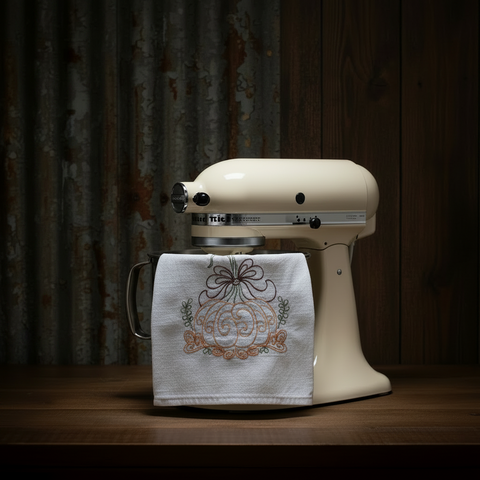 Thankful Grateful Blessed Tea Towel