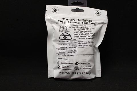 Turkey Delights Dog Treats by Pawfect Treats
