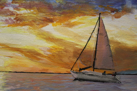 "Sailing through the Morning" Paintings by Susanna