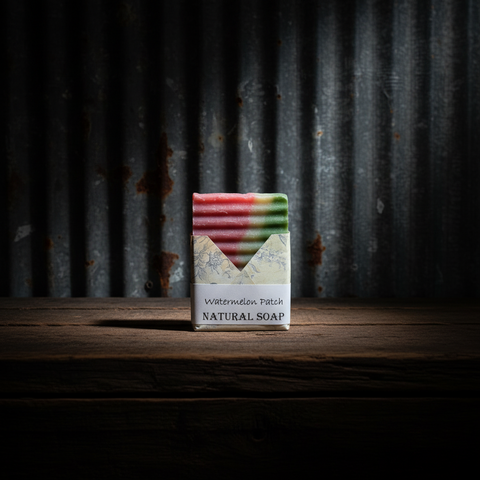 Natural Handmade Watermelon Soap by Joellen Clark