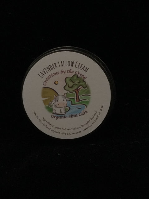 Lavender Tallow Cream, 2oz by Creations by the Creek