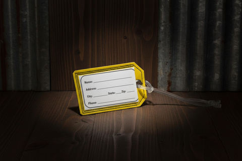 Paw Prints Luggage Tag by Stitching Critters