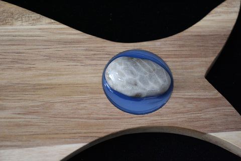 Mi Beach Rocks Single Petoskey Fish Tail Board