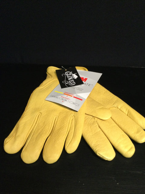 Men's XXL Yellow Deerskin Gloves by The Gloved Ox