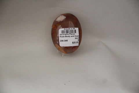 Pirate Booty and Crystal Treasures Flower Agate Palmstone