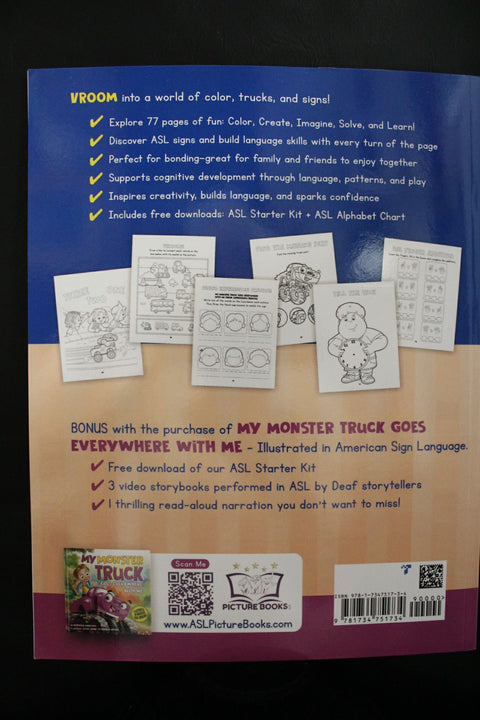 My Monster Truck Goes Everywhere With Me Coloring and Activity Book