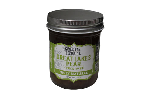 Food For Thought Great Lakes Pear Volume 9oz Jams & Jellies