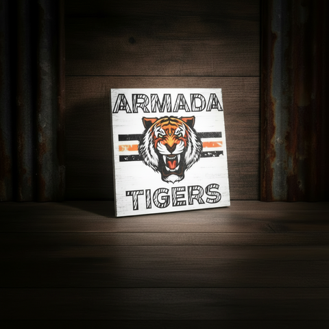 Armada Tiger Ravaged Barn Signs