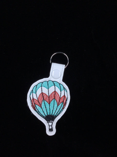 Hot Air Balloon Key Chain by Stitching Critters