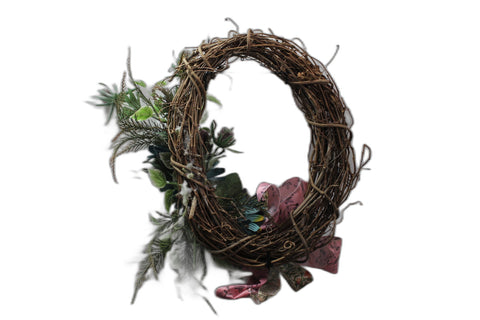 Red Brick Wreaths Woodland Songbird Wreath