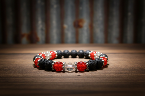 Red Crystal Diffuser Bracelet by The Diffuser Bracelet Boutique